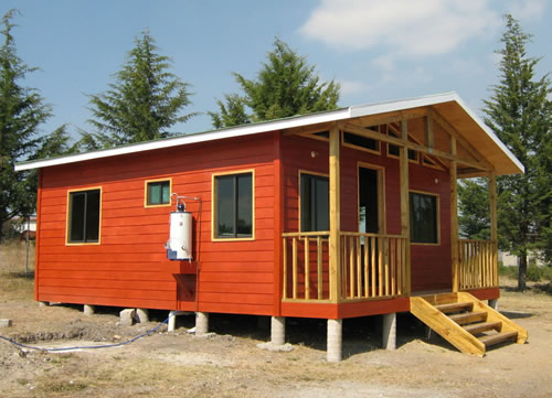Casa de madera 44m2 Tepotzotlan