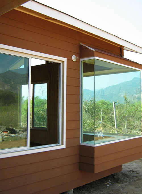 Casas de madera en Cuetzlán General
